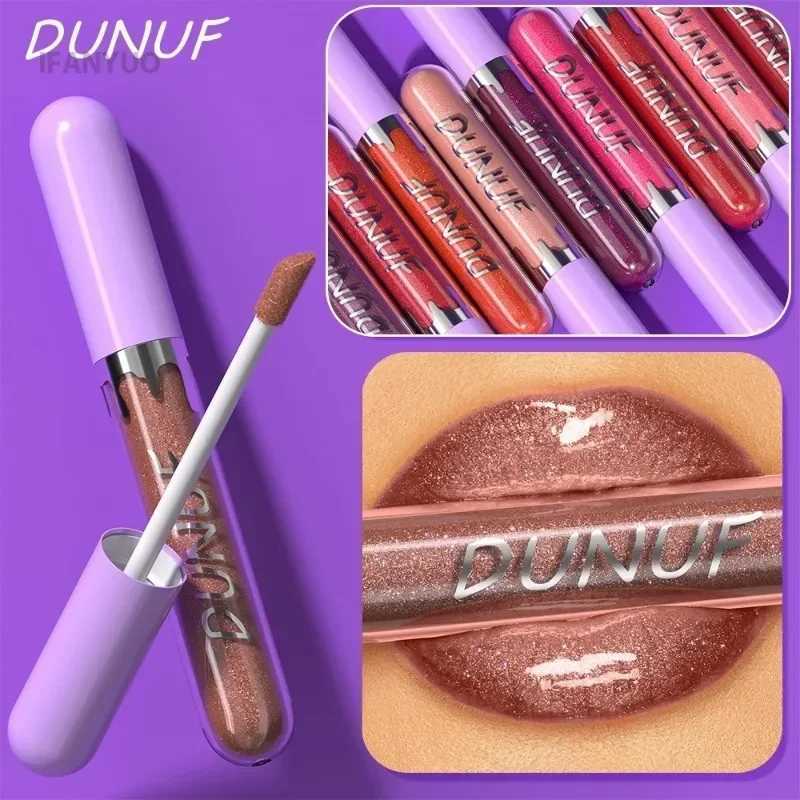 1 piece of metal liquid lipstick long-lasting shiny lipstick moisture-proof brown lip gloss shiny shimmer lip gloss makeupXJ250312