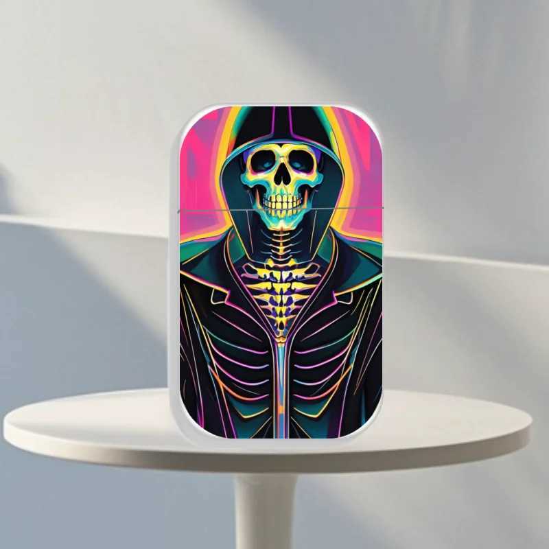 2024 NEW Personzed Skull Lighter Metal Igniter Butane Torch Gas Lighter Smoking Mens Lighters Portable Gadgets Cool GiftsC250312