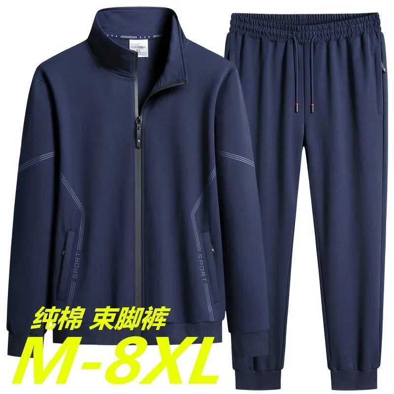 Mens Tracksuit Suit New Arrive Tracksuit Mens Casual Solid Solor Sweatpant Set Unisex Jogging Suit MEN Plus Size 6XL 7XL 8XLT250312