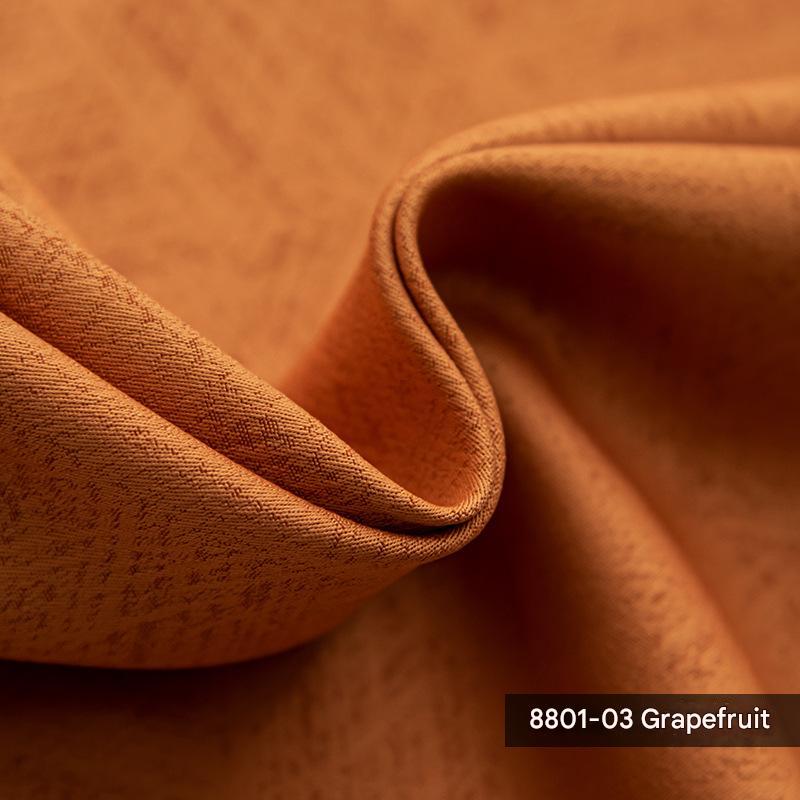 T0398 Thickened mink velvet curtain fabric solid color splicing blackout soundproof living room finished fabric velvet curtain