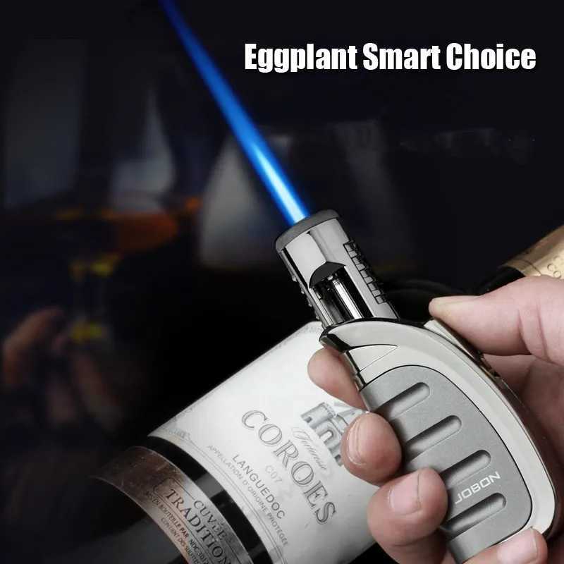 JOBON-Windproof Torch Turbine Gas Lighter Spray Gun Jet Butane Inflated Pipe Cigar Lighter Household BBQ Welding Igniter NewC250312
