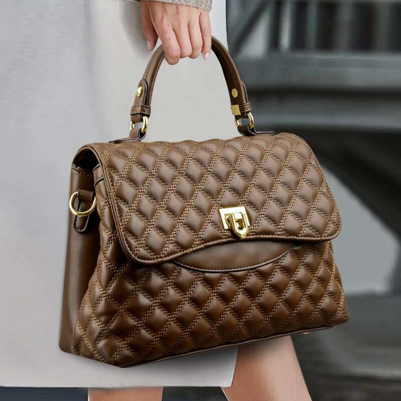 New Retro Fashion Women's Handbag Shoulder Bag Women Crossbody Bolsas High Quality Soft Leather Female Saddle Bags Wallet