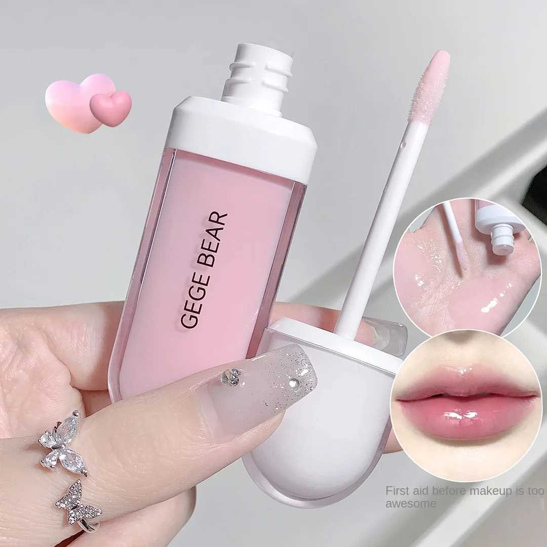 Gel bear and moisturizing lipstick gloss moisturizing lipstick protection fade lip line anti drying and anti cracking lipstick base nicheXJ250312