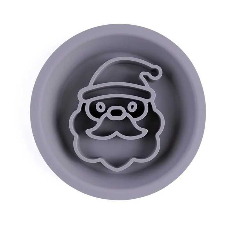 Pet Supplies Dog Slow Bowl Food Grade Silicone Tableware Christmas Tree Cat Pet Bowl Anti-choking Slow Food Bowl Licking Pad