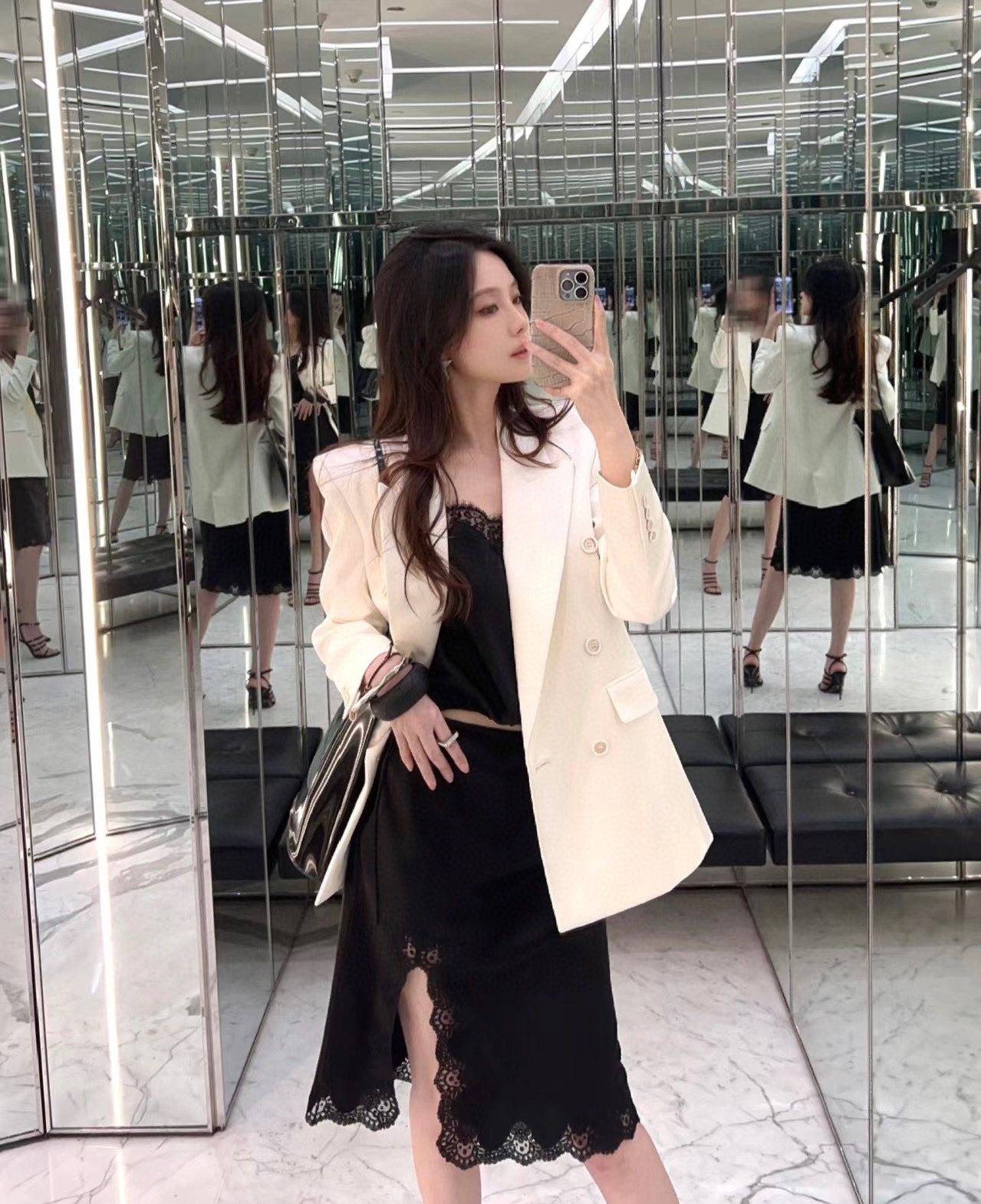 SLP blazer womens casual suits business Vogue Paris 2025 Fashion Week Show Customized Fashion Tailored clothing mens and womens Fashion Paris