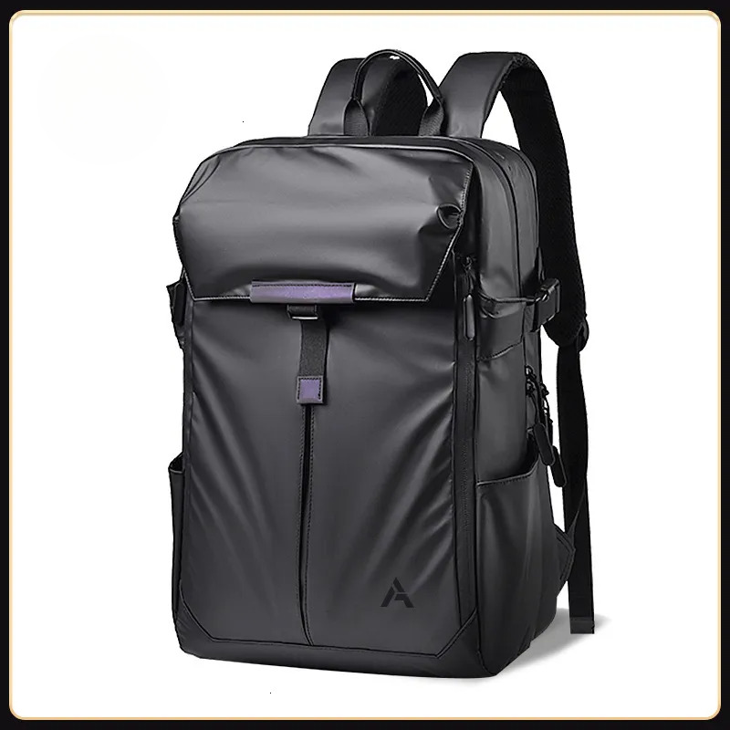 2025 Spring/summer New Men's High End Backpack Waterproof Expansion Computer Business Travel Bag Fashion Multi Functional Large Capacity Student 
