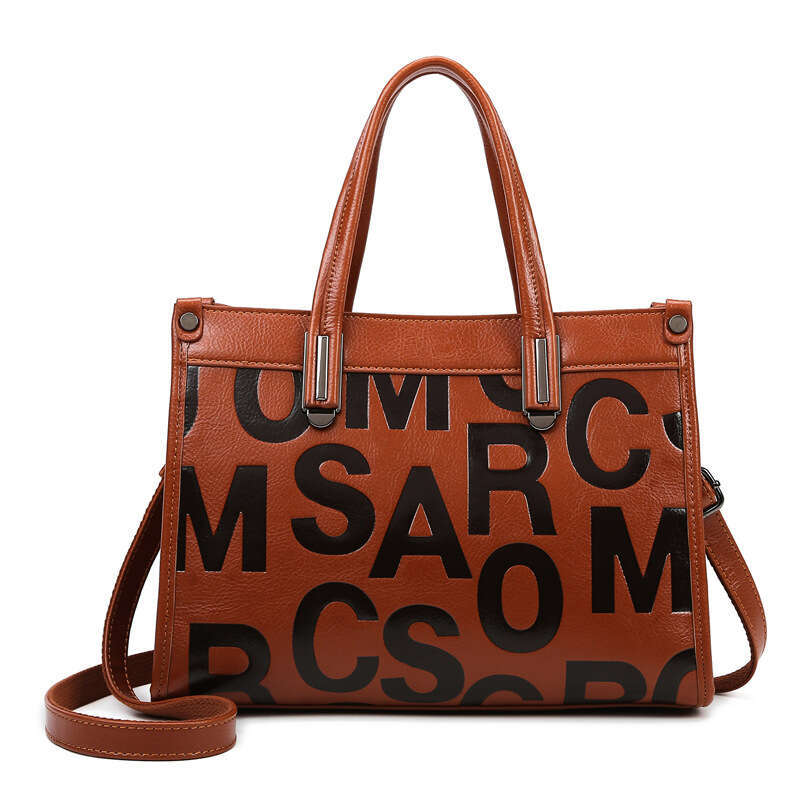Women's Bags New Handheld Tote Commuting Large Capacity Letter Versatile Women's Bag