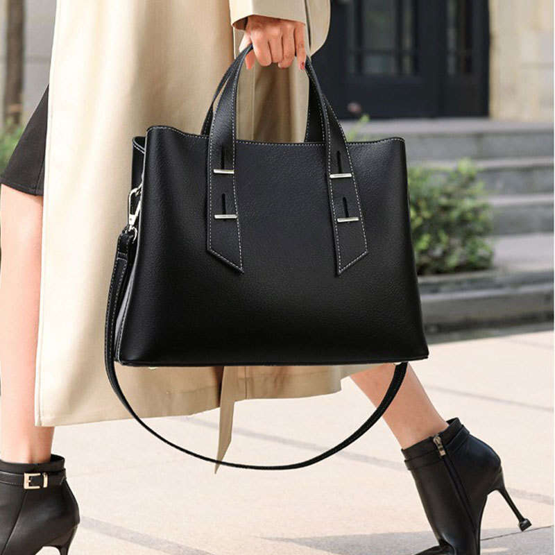 Women's Bags handbag Women's autumn and winter new style simple commuting large capacity tote bag Korean version fashionable women's ha