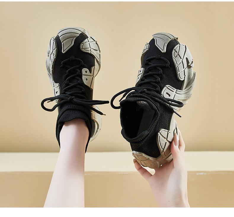 2025 New Colorful Women's Flight Weaving Shoes Designer Trendy Fashion Breathable Sports Fitness Running Leisure Korean Edition Street Photograph