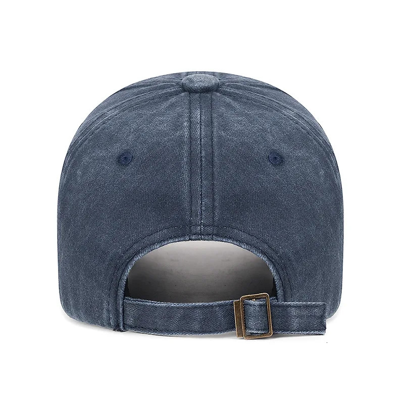 ThreeDimensional Embroidery Soft Washed Cotton Distressed Hat Mens Letter Men Outdoor Fashion Faded Baseball Cap 250311