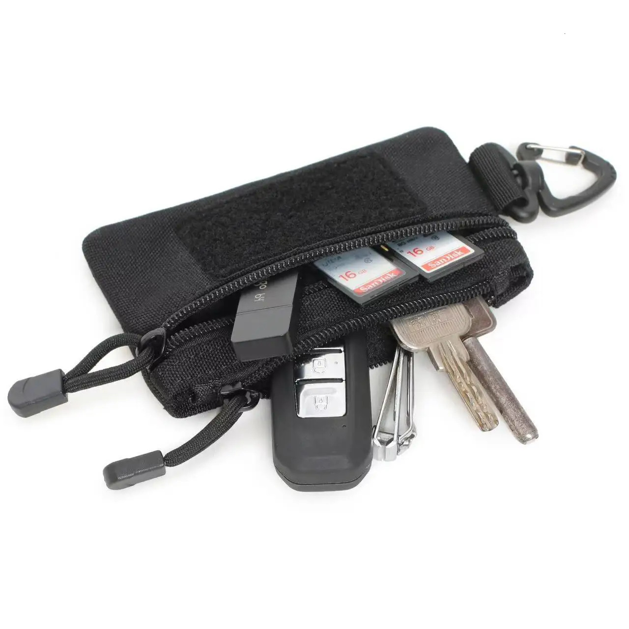 Tactical Pouch Mini Wallet Card Key Holder Pouch Belt Waist Pack Hiking Hunting Bag Outdoor Sport Coin Purse Multifunctional Bag 250311