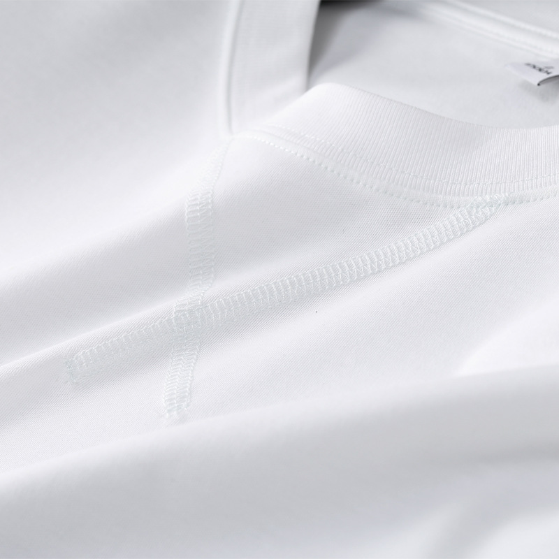 Round neck T-shirt for men, casual and versatile, loose fit clothing, liquid ammonia cotton, summer new style, minimalist men's clothing tracksui