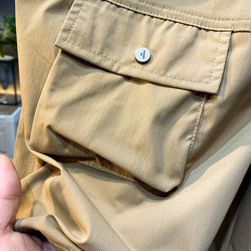 Summer Thin Cool and Comfortable Breathable Casual Shorts Men Elastic Waist Outdoor Sports Beach Fifth Pants 250310