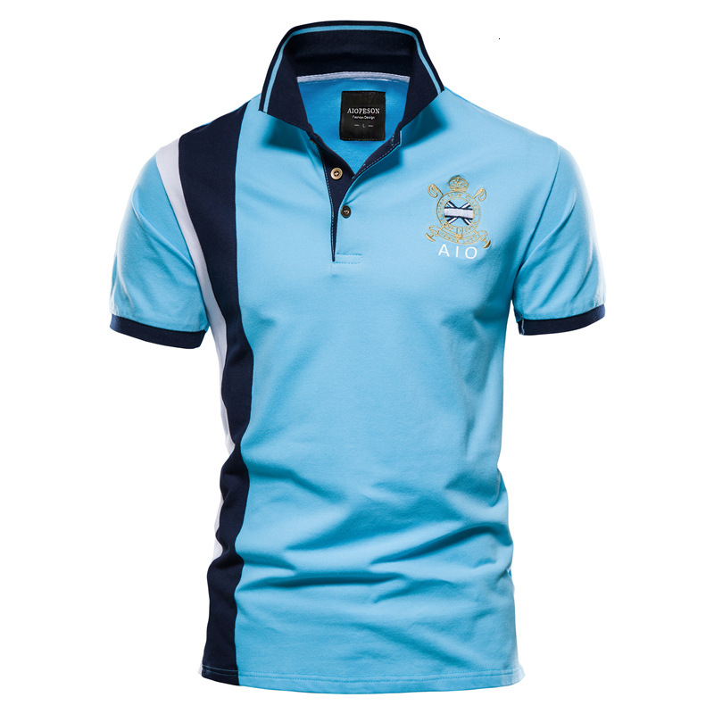 tracksuit Summer New Polo Collar Sports Pure Cotton POLO Shirt Fashion Casual Men's Embroidered Short Sleeve T-shirt