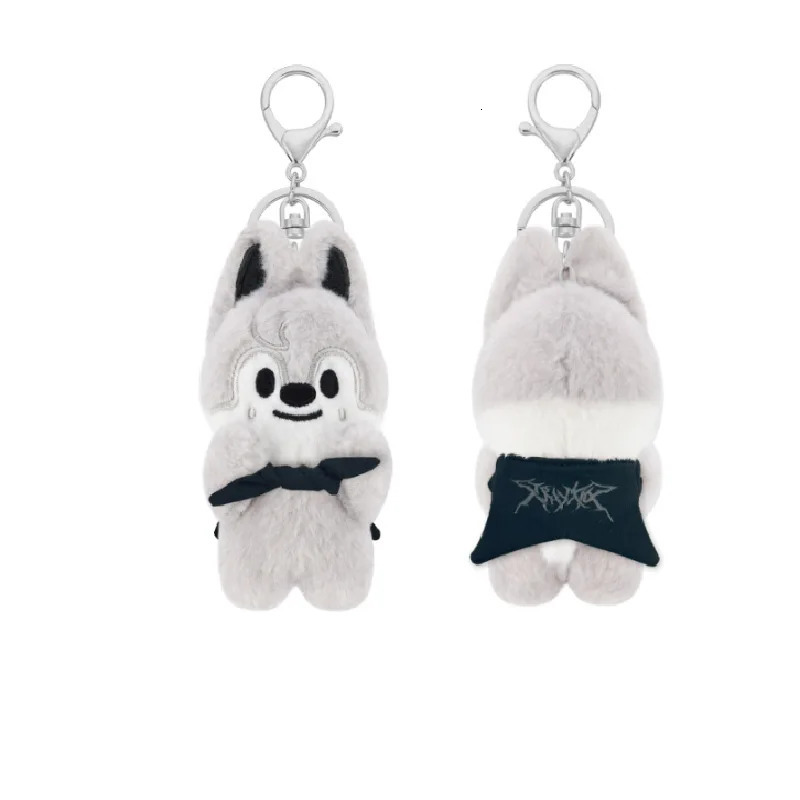 SKZOO 10cm stray children plush toy keychain soft pillow room packaging clothing decoration series model friend childrens gift 250311