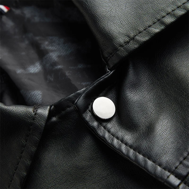 Motorcycle Set Mens Racing Protective Equipment Windproof and Waterproof Business Leisure Leather Jacket 250312