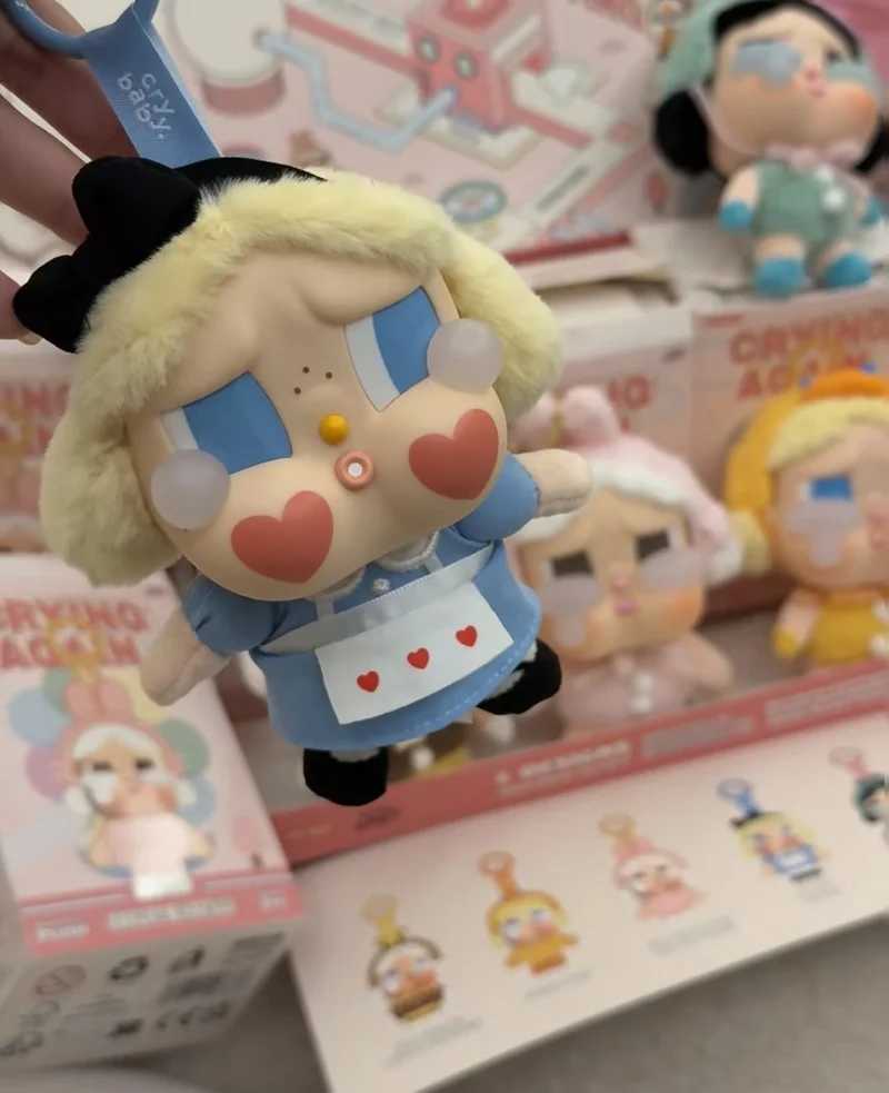 Cry Baby Vinyl Face Plush Blind Box Crying Again Series Doll Toy Mystery Bag Animal Bag Pendant Keychains Doll Presents X250312