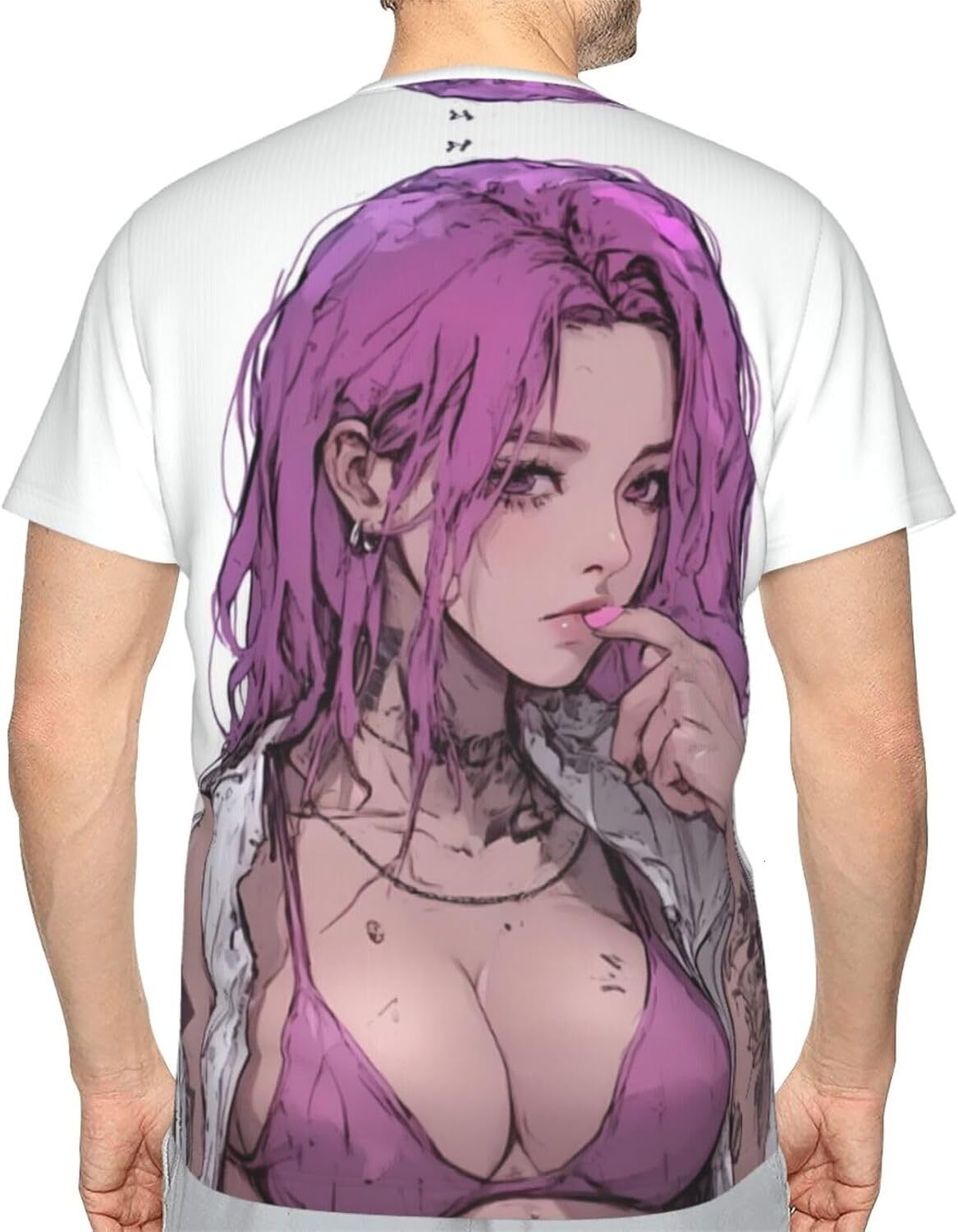 Mens T shirt Anime Girl Pattern Men's Women's T-Shirt Sexy Bikini Girl 3D Printed Novelty Short Sleeve Unisex Fashion Tee tee Casual tops su