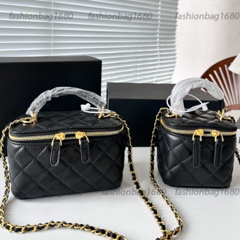 Shoulder Bags Women Crossbody Bags Shoulder Handbags Designer Luxury Mini Portable Cosmetic Lipstick Bag Sheepskin Black Ladies Fashion Small Purses Golden Ball C