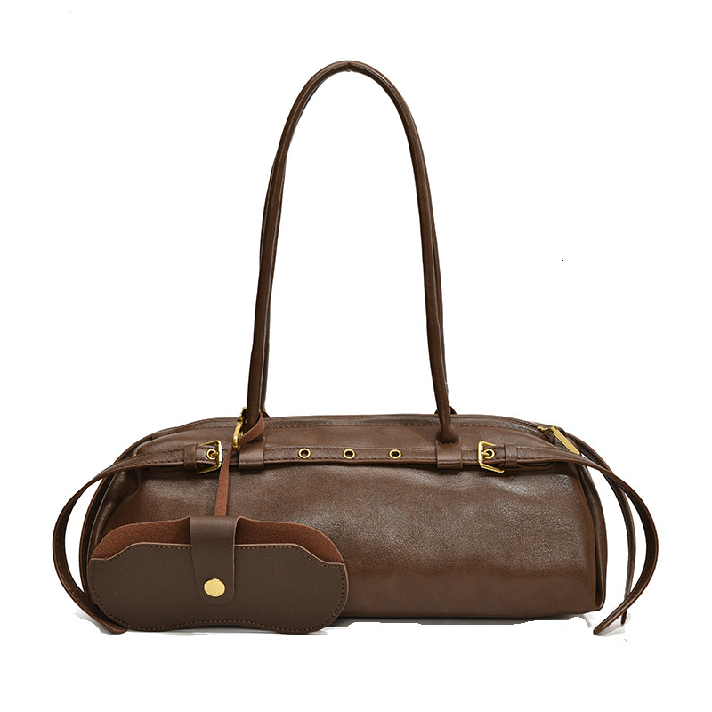 2025 New Women s Bag Multi Functional Belt Buckle Hand Held Motorcycle Style Spicy Girl Underarm Bag Fashion Designer Shoulder Bag Handbag Casual Wall