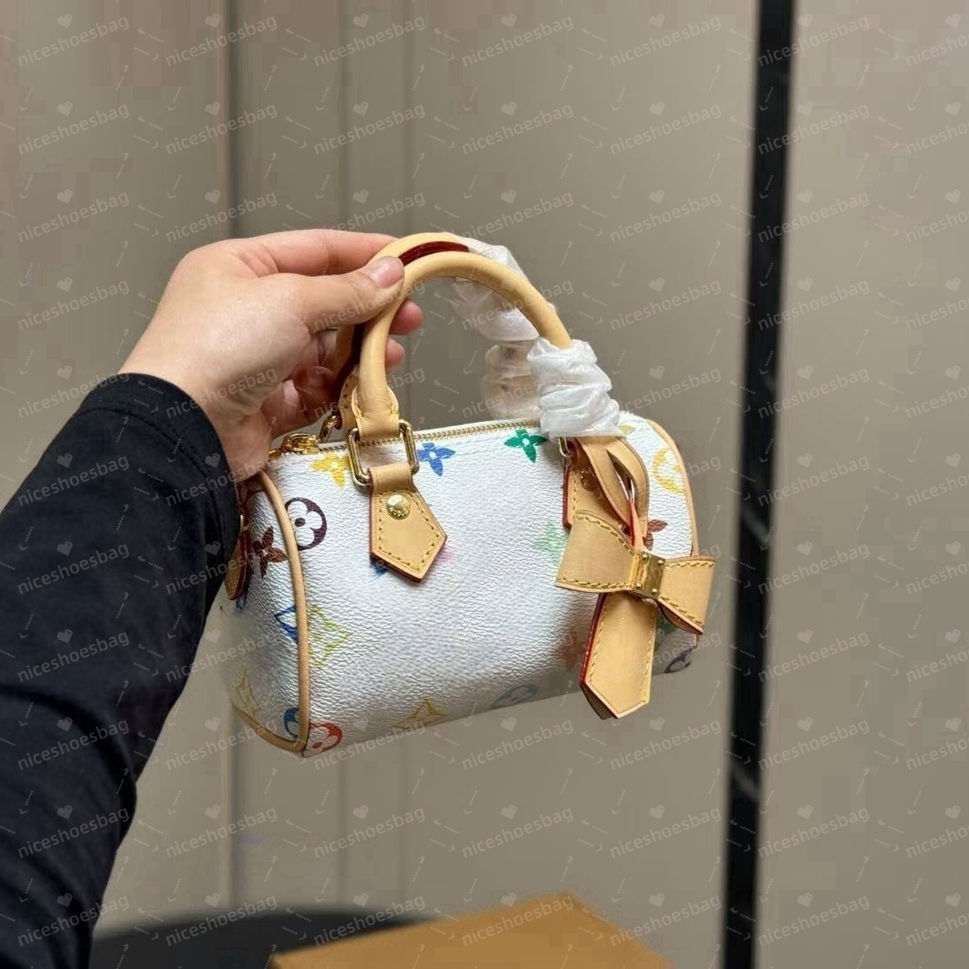 Classic bag multicolor designer bag rainbow bag Nano Designer Shopping Bags Fashion Crossbody Tote Key Card Shoulder Denim Bag Wallet Women Hangbags