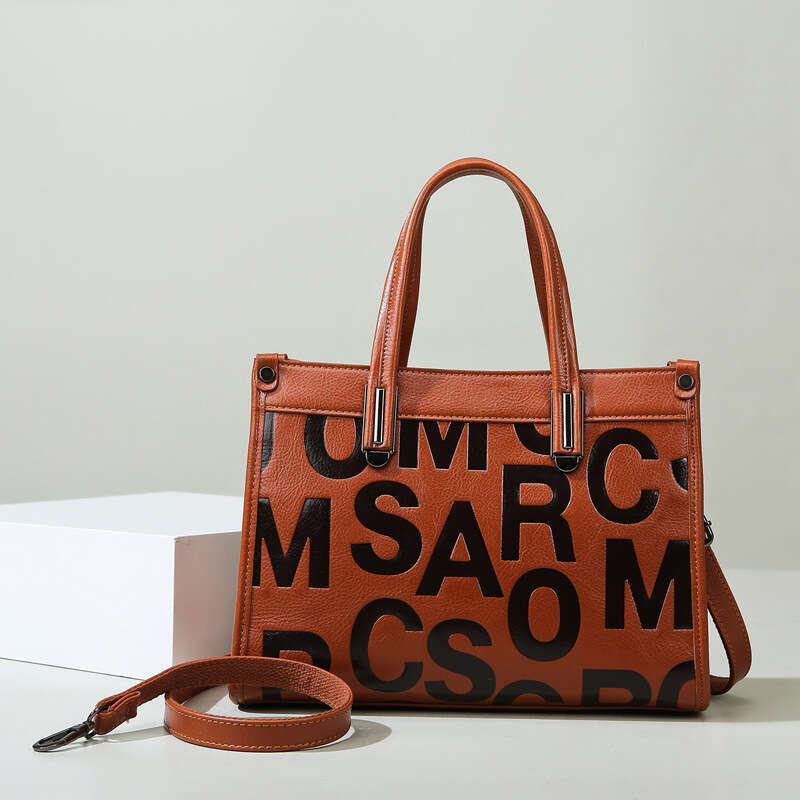 Women's Bags New Handheld Tote Commuting Large Capacity Letter Versatile Women's Bag