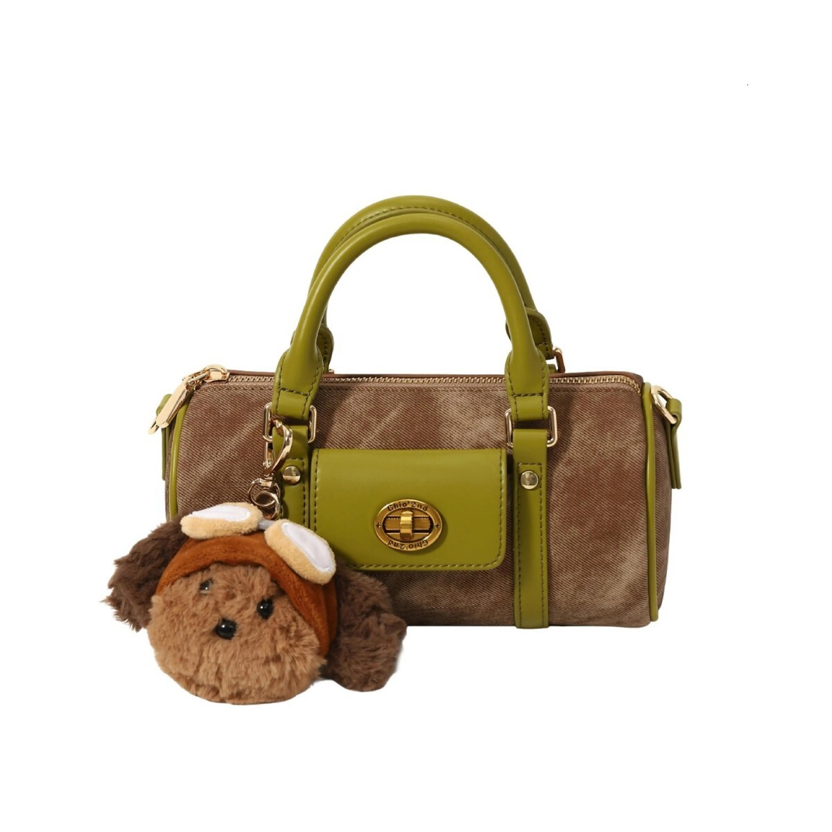 2025 New Women s Bag Fashion Designer Trendy Original Handbag Bear Doll Cylindrical Bag Handheld Bag Single Shoulder Crossbody Bag Leisure Wallet Stor