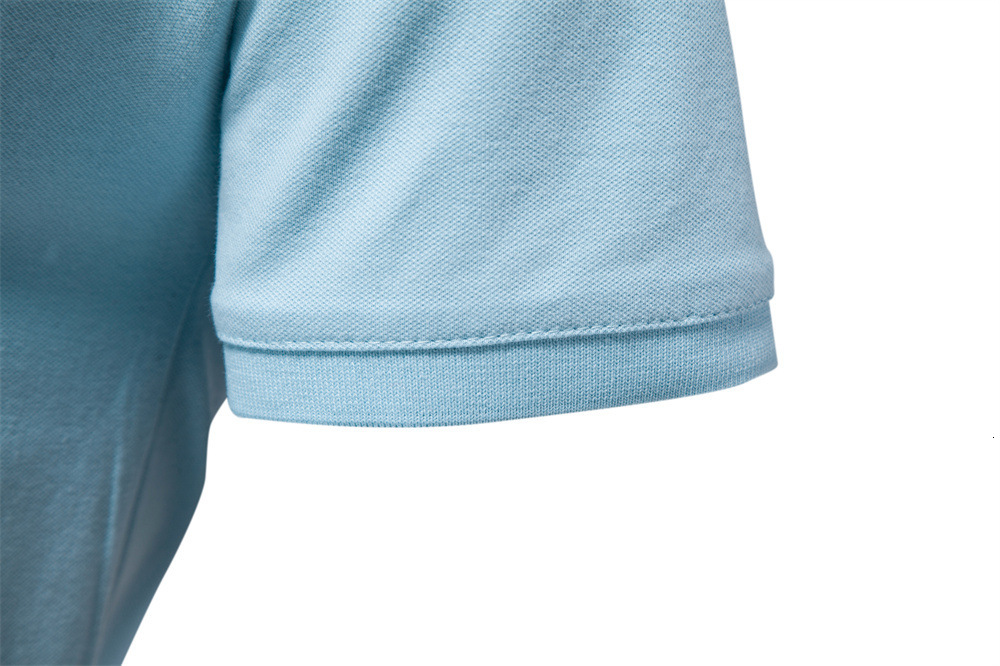 2025 New Polo Collar Cotton Short Sleeve Top Solid Embroidery Sports Bottom Men's POLO tracksuit