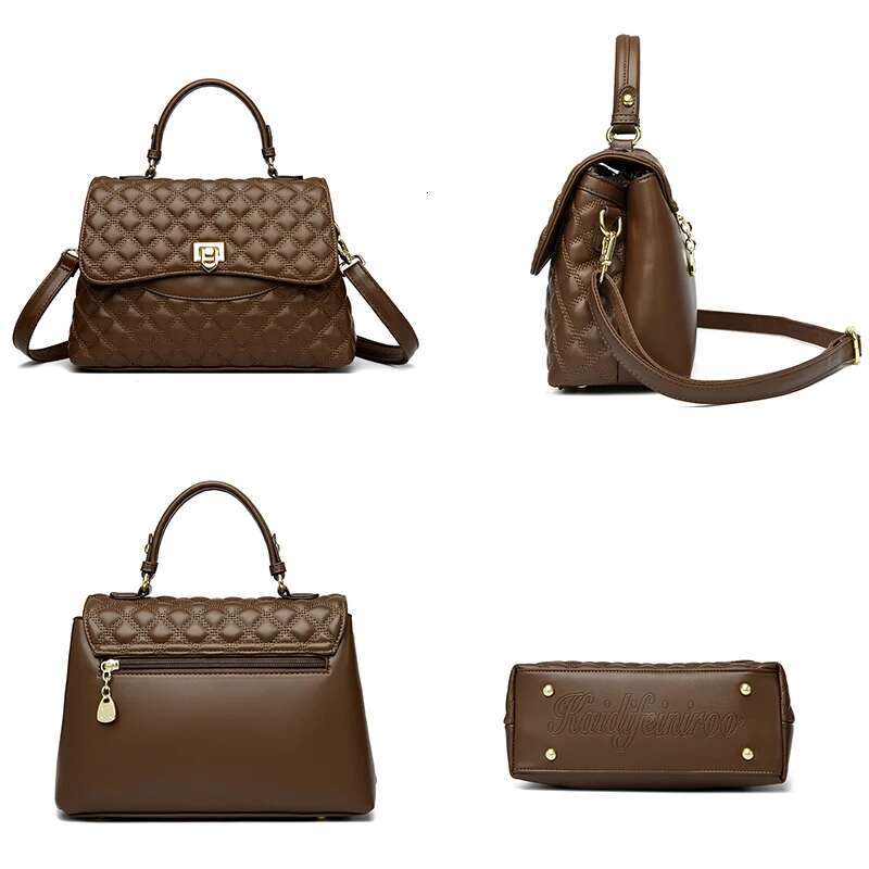 New Retro Fashion Women's Handbag Shoulder Bag Women Crossbody Bolsas High Quality Soft Leather Female Saddle Bags Wallet