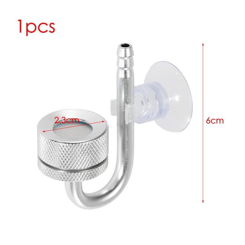 Aluminum Alloy CO2 Diffusers Atomizer Aquarium Carbon Dioxide Diffusers Refiner 2m 4x6mm Air Tube CO2 Reactor Kit Accessories