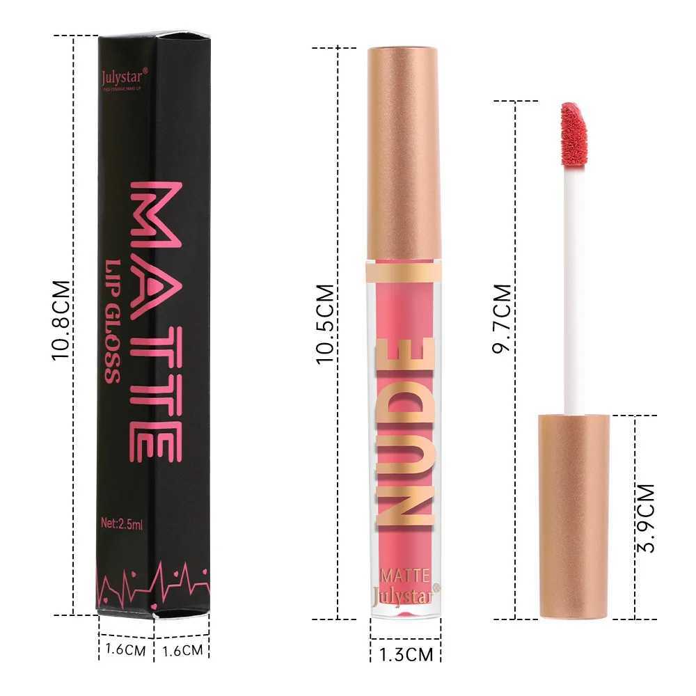 Waterproof makeup lipstick 0 color lipstick sexy velvet matte red lipstick easy to stain durable and fadeless cosmetics W250312