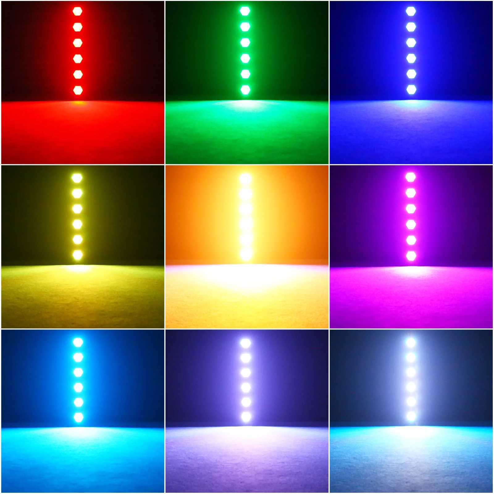 240W Linear Vintage Light 6x50W COB LED Stage Light for DJ Disco Concert Party Weddings Nightclub Dance Hall X250312