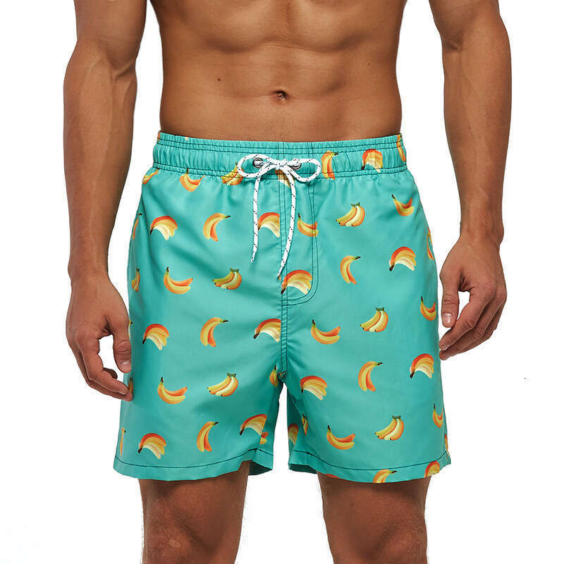 3D Printed Men's Beach Pants Flamingo Fruit Series Shorts New Casual Fashion Trendy Clothing