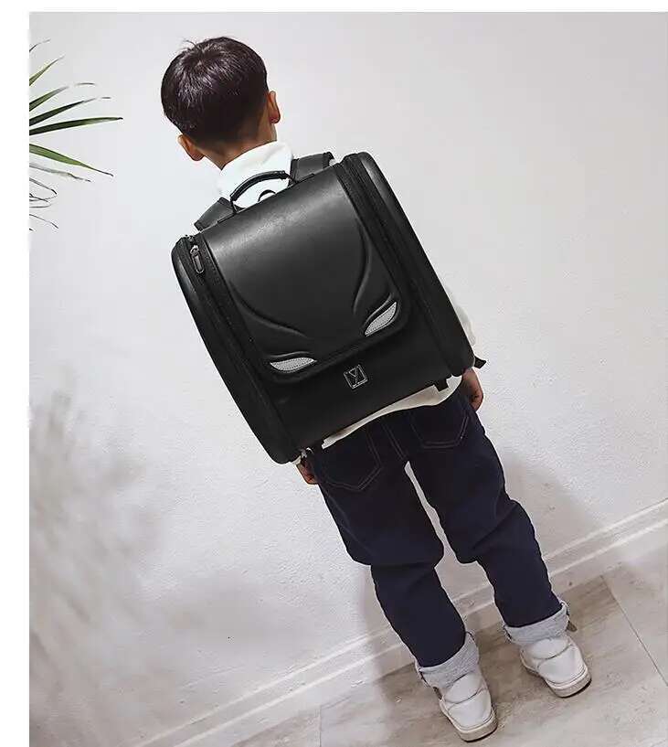 Japanese Trolley Kids School Bags On Wheels Japan School Backpack Kid Orthopedic Wheeled Backpack Children PU