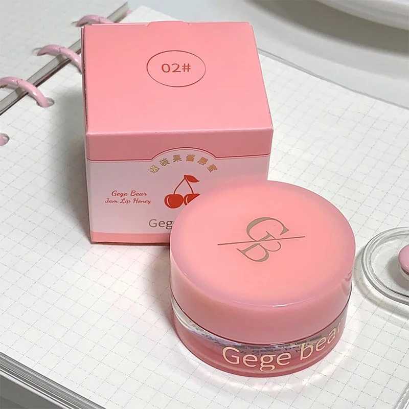 Gege bear lip gloss with canned jam to moisturize lips difficult to stick to red lipsXJ250312