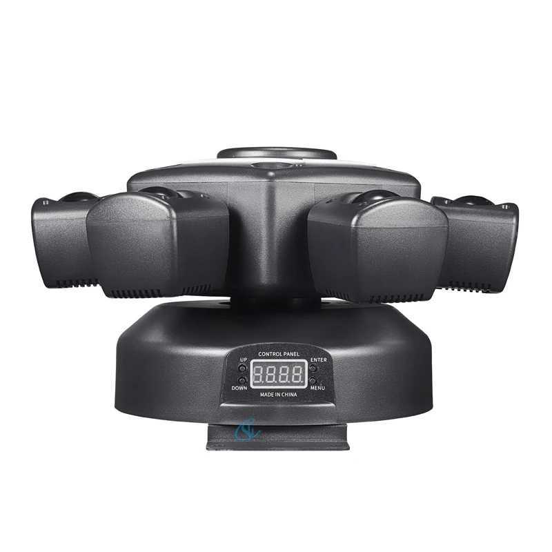 DJ Equipment 100W Six Arms Beam Led Moving Head Party Disco Ball Lights Effect Strobe Lamp DMX512 Control For Club Stage X250312