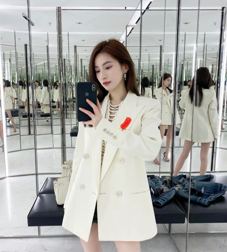 SLP blazer womens casual suits business Vogue Paris 2025 Fashion Week Show Customized Fashion Tailored clothing mens and womens Fashion Paris
