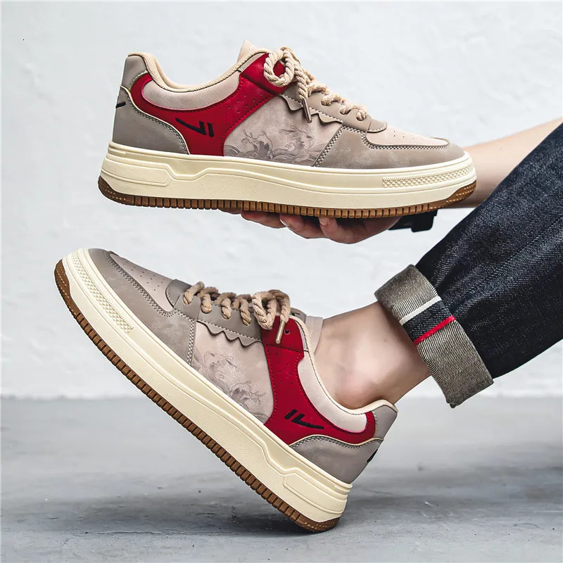 Original Mens Tennis Shoes Fashion Casual Men Shoes Gym Footwear Platform Cozy Skate Shoes In 250310
