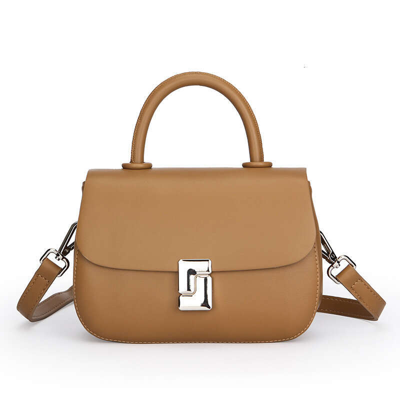 Women's Bags handbag Bag autumn new style temperament saddle niche high-end sense contrasting color crossbody popular versatile bag for women