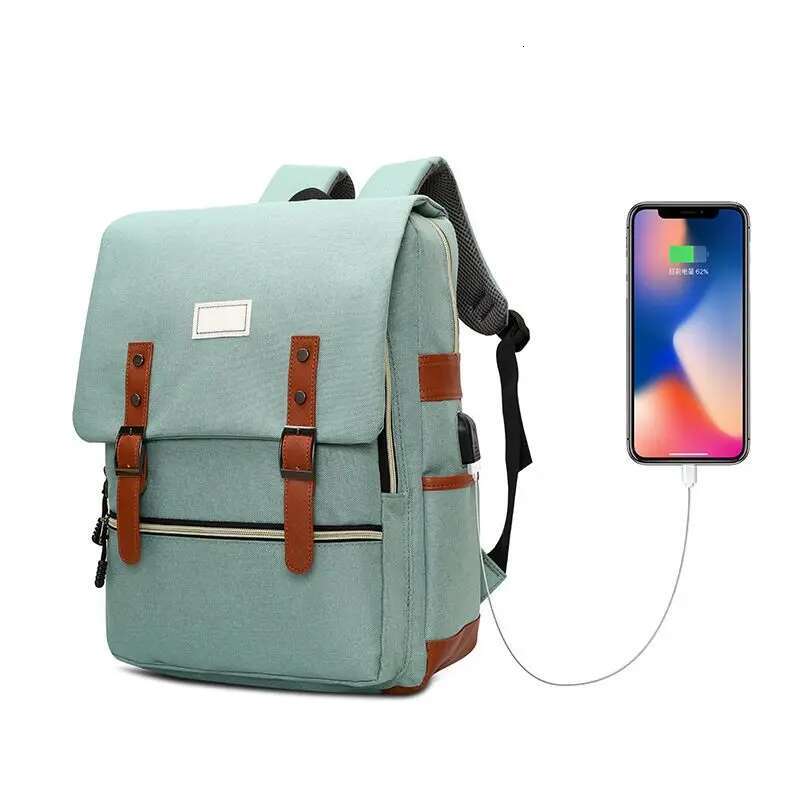 Vintage Unisex Oxford Waterproof Backpacks Large Capacity Men Travel Bag Women Students School Books 16 Inch Laptop Backpack