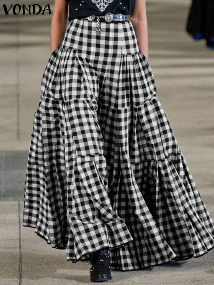 VODA Womens Summer Skiing Aline Ultra Thin Bohemian Printed Smooth Retro Party Maxi Long Leather 250311