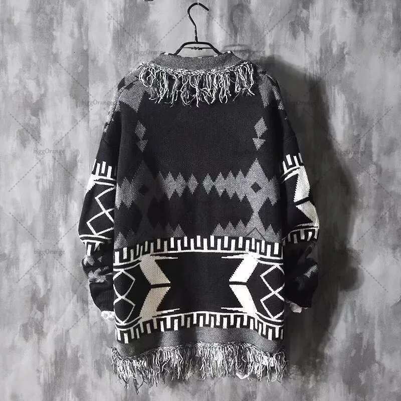 2025 New Korean Trendy Street Hip-Hop Casual Loose Men Retro Y2k Haruku Fashion Versatile Oversized Sweater Women