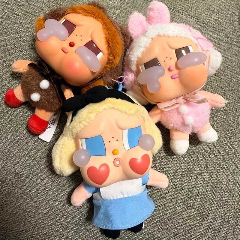 Popmart Crybaby Tears Factory Blind Box Series Fun Plush Toy Backpack Pendant Doll Creative Keychain Mystery Box Peripheral Gift X250312