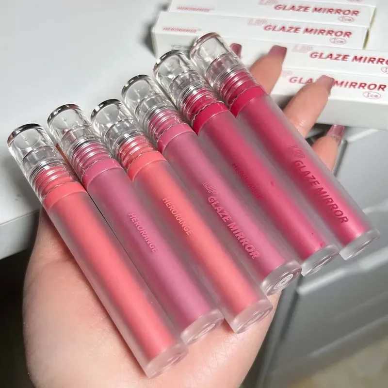 6 color mirror dye lip gloss moisturizer transparent liquid lipstick waterproof durable red lip color Korean cosmeticsXJ250312