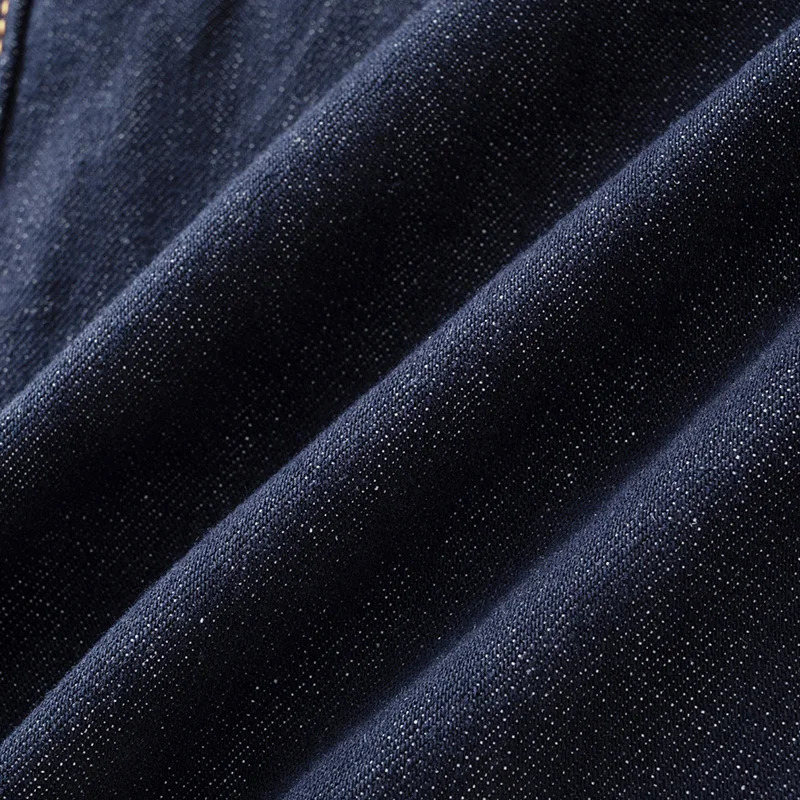 mens denim jacket fashion street washed printed and spliced casual workwear youth version top 250312