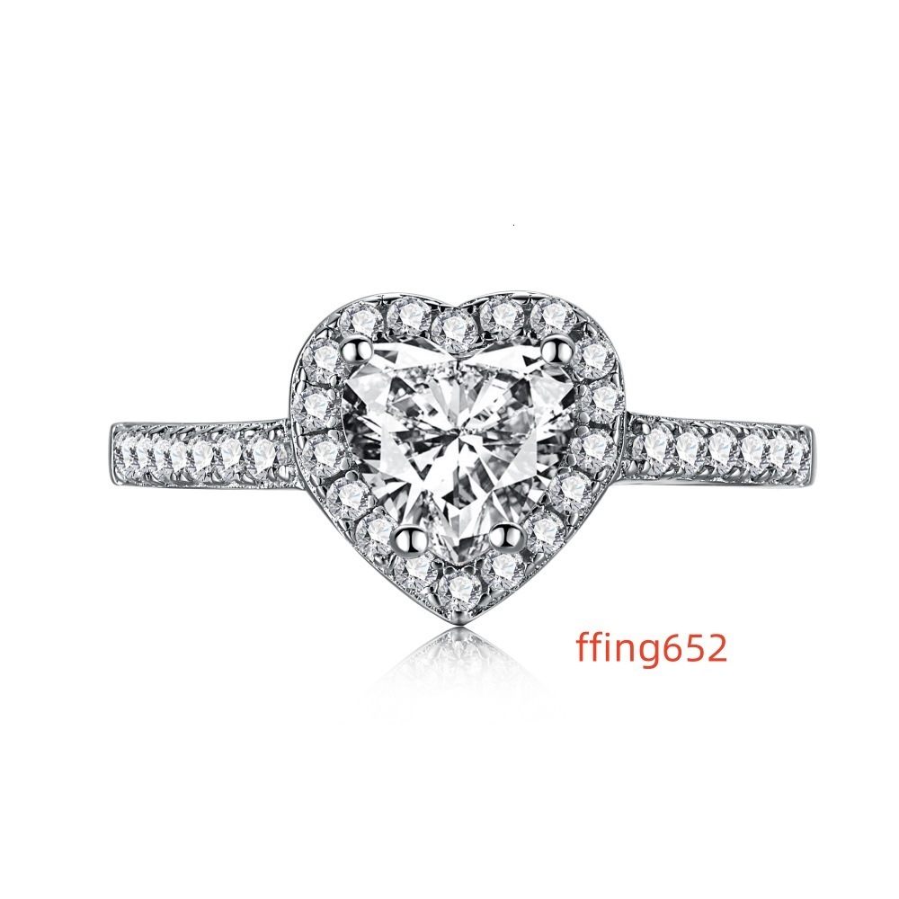 8Custom 8A Cubic Zirconia Oval Cut Diamond 925 Sterling Silver Promise Ring Eternity Band Engagement Wedding Rings Jewelry Women