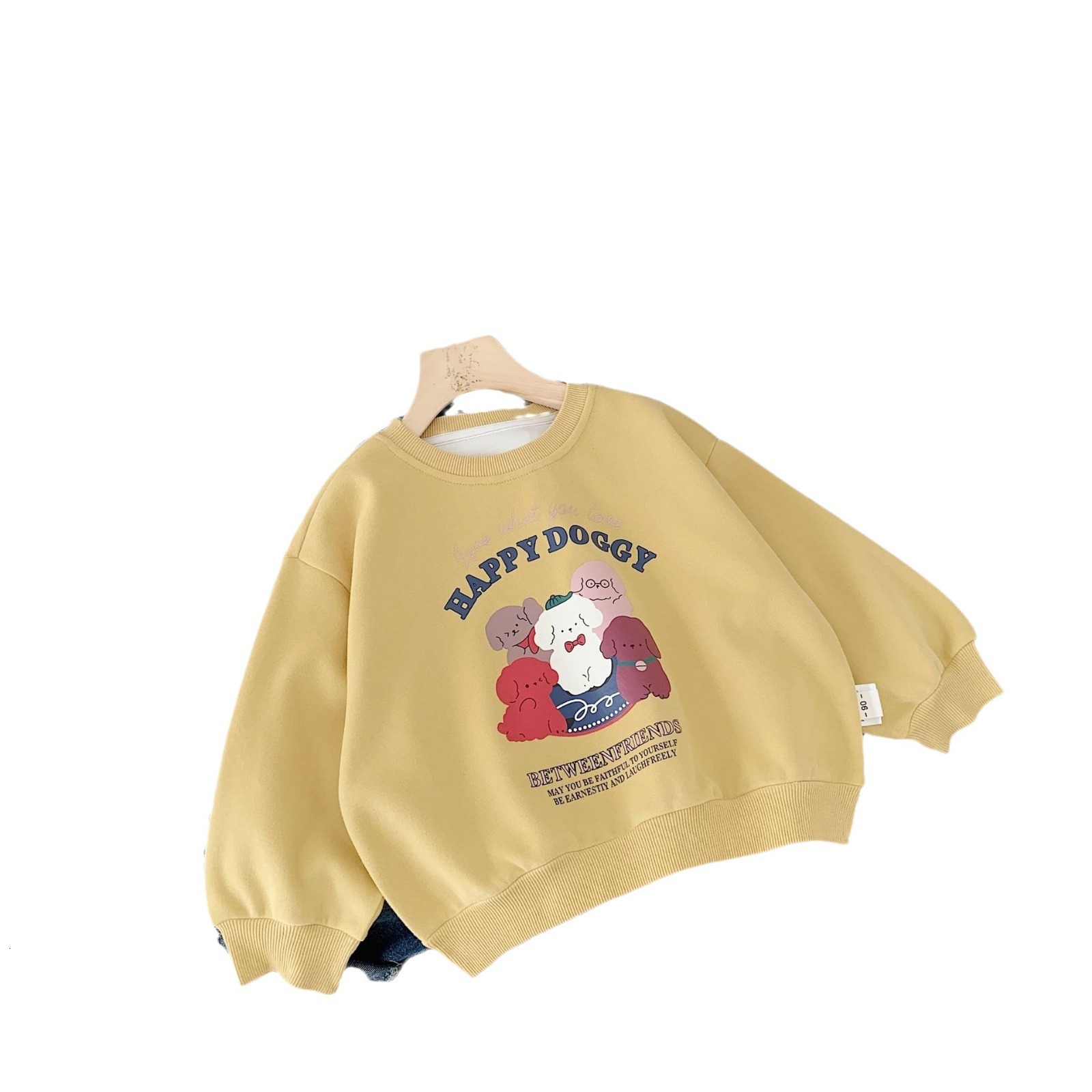 Ddmyshoesvip Children S Round Neck Hoodie Spring And Autumn New Product Cartoon Printed Long Sleeved T Shirt Boys Baby Hoodie
