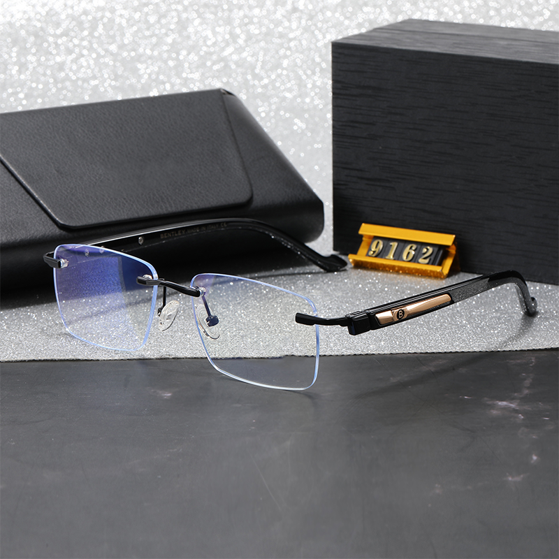 New stylish rimless cut diamond color-changing anti-blue light anti-fatigue men and women models