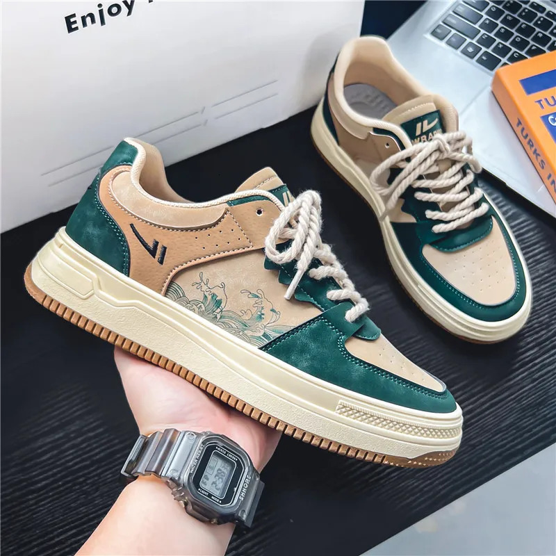 Original Mens Tennis Shoes Fashion Casual Men Shoes Gym Footwear Platform Cozy Skate Shoes In 250310