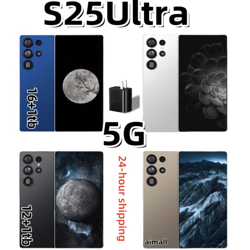 S25 Ultra phone 7.3inch 5G Cell Phones Unlock Touch play Screen S24 Mobile phone Local Warehousee Android Smartphone Camera Telephone HD Display Face Recognition 1TB